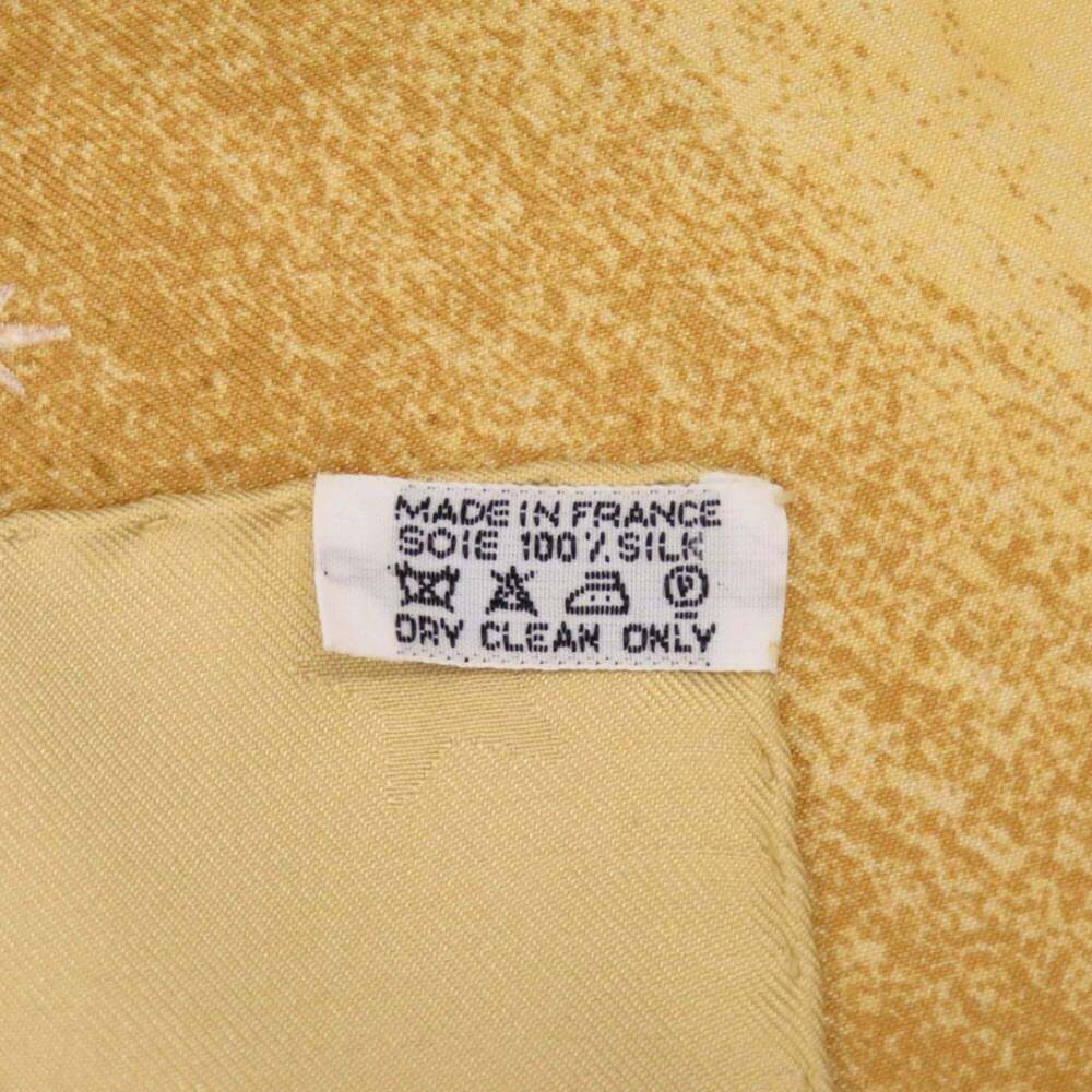 HERMES Authentic Yellow Silk Scarf - Picture 7 of 7
